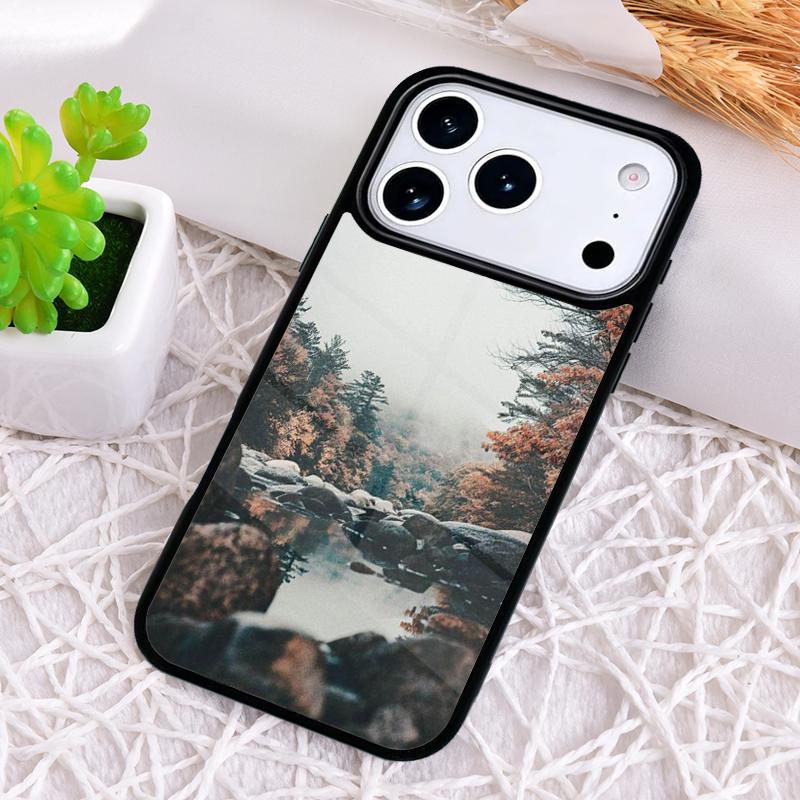 Anime Natural Landscape Phone Case for iPhone 17 Air 16 15 11 12 14 13 Pro Max Shockproof Cover