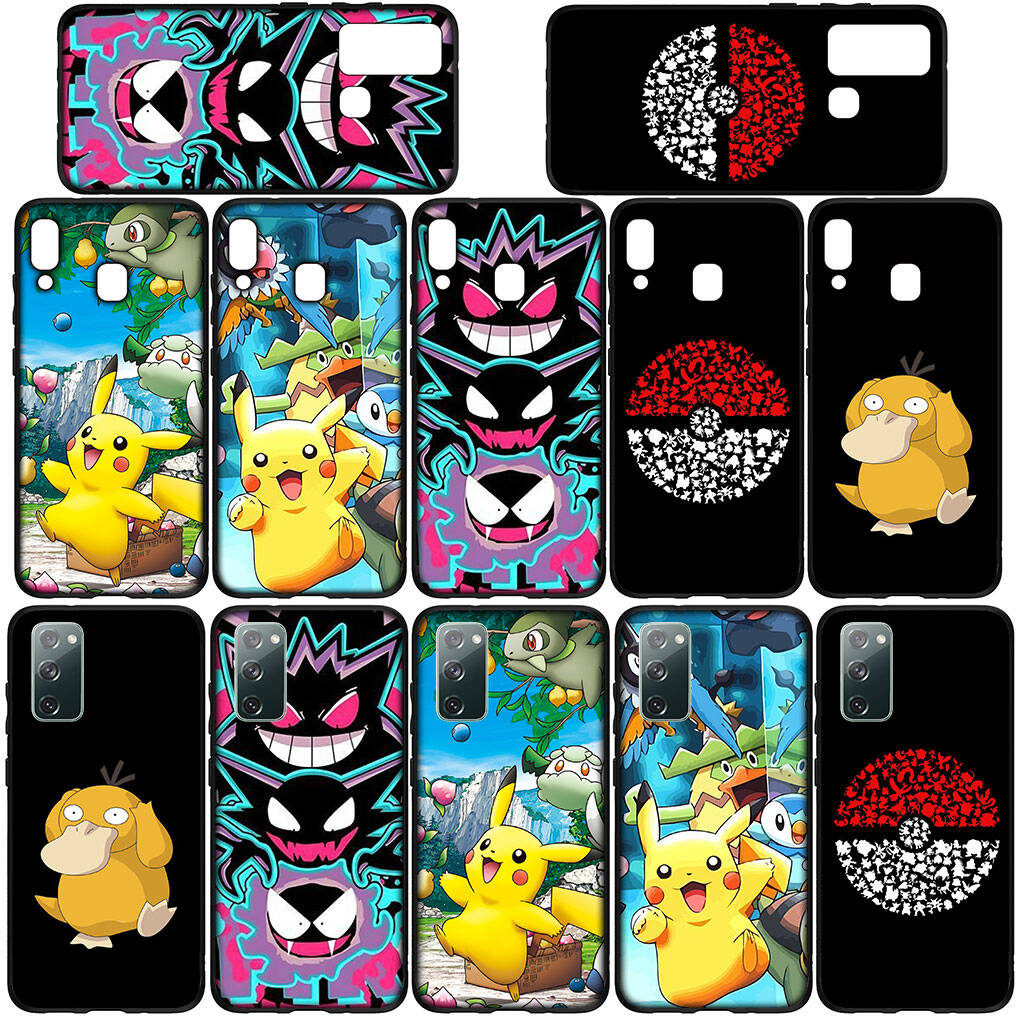 Phone Case for iPhone 17 16 15 Plus Xiaomi Poco F8 F7 F6 X7 X6 M8 C85 C75 Redmi Note 14 12 11 13 Pro Max A4 14C 13C 15C Comics Pokemon GO Pikachu Cute