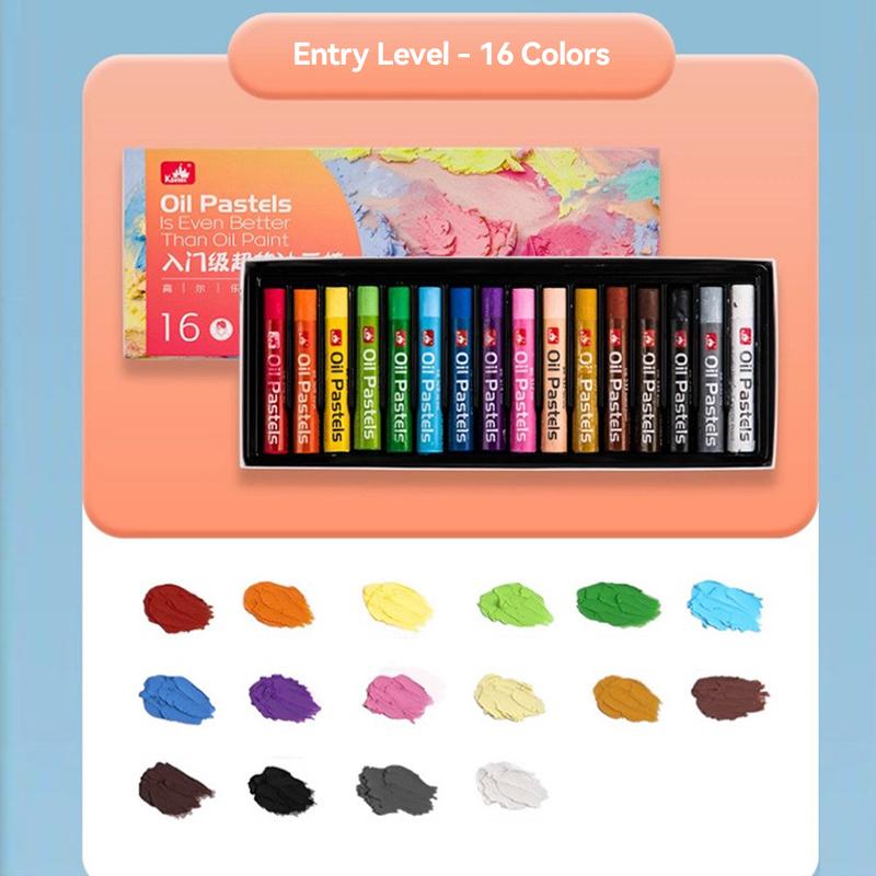 Artist Soft Oil Pastel Set 16/24/36/48 Colors Beginners Painting Drawing Student Graffiti Art Crayons Washable Oil Paint Sticks