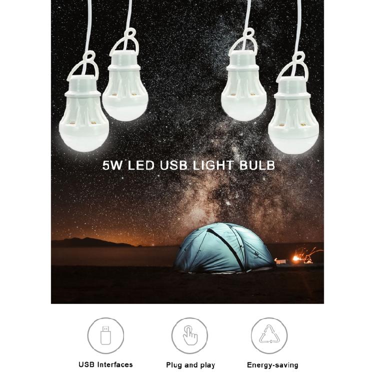Student LED Lantern Portable Lamp Mini Bulb 5V USB Power Book LED Reading Light