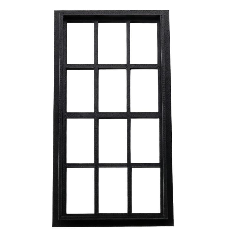 

Realistic Miniature Dollhouses Window Set In 1/12 Scale Plastic Construction For Model Building Enthusiasts чорний