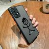 Cute Middle Finger Funny Man Galaxy A53 5G Case For Samsung A52 A52s A13 A14 A21S A23 A32 A33 A51 A71 A73 Phone Case Matte Cover
