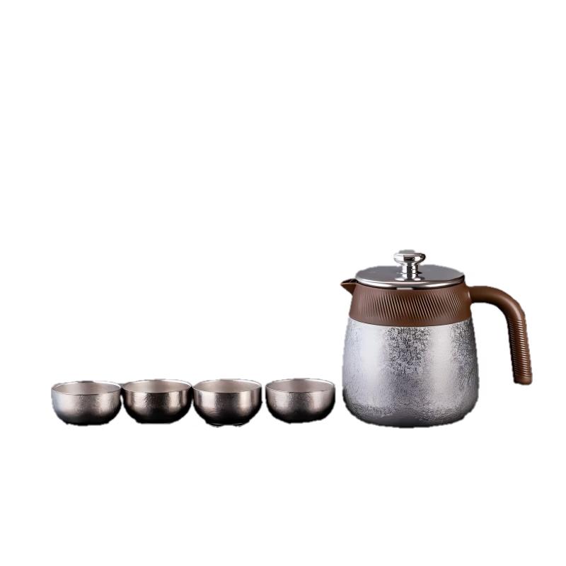 Langjiang Titanium Insulated Stewing Tea Pot Set