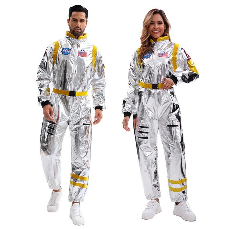 Halloween Show Costumes Men and Women Wandering Earth Astronaut Clothes Space Suits Pilots CO Astronaut Costumes