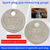 Coin- Type 0.6-2.4Mm 0.02-0.10 Inch Spark Plug Gap Gauge Measurement Tool Range Spark Plug Gage Caliber Measuring Tool 1/5Pcs