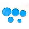 5x Resin Keychain Molds Round Silicone Keychain Mold Epoxy Resin Casting Molds with Hole Keychain Making for DIY Crafts