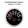 Instrument 2 Inch Oil Pressure Meter 0-10Bar 145psi Pressure Gauge LED Backlight Auto