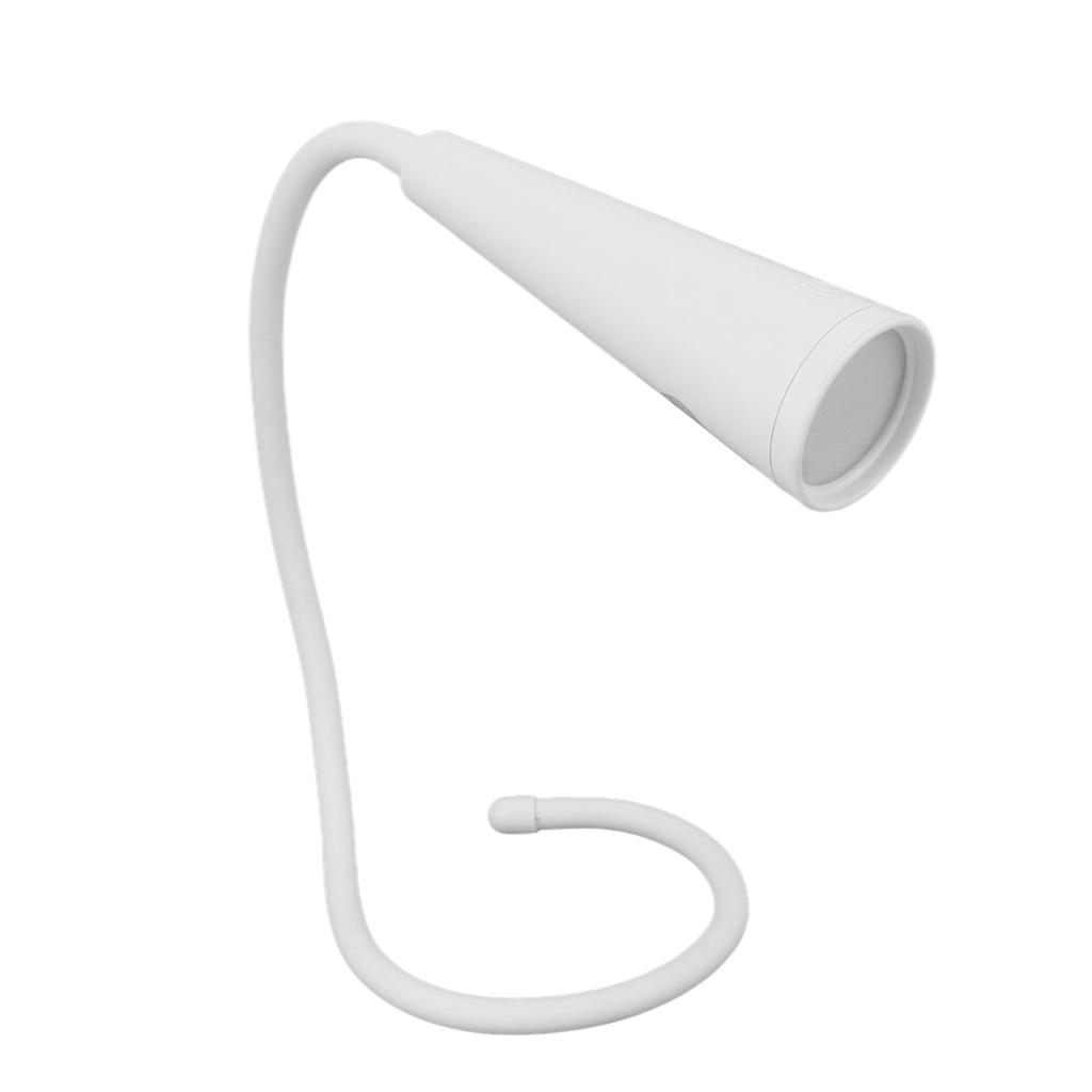 USB Night Light Flexible Hose Neck Desk Lamp 3 Color Modes Dimmable Reading Light Eye Caring Table