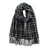 New Korean Version Plaid Line Imitation Cashmere Scarf Couple Fashion Thickened Warm Simple Scarf Atmosphere Shawl