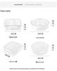 Luxe Fruit and Snack Storage Plate with Lid – Divided Sections for Fruits & Dried Snacks