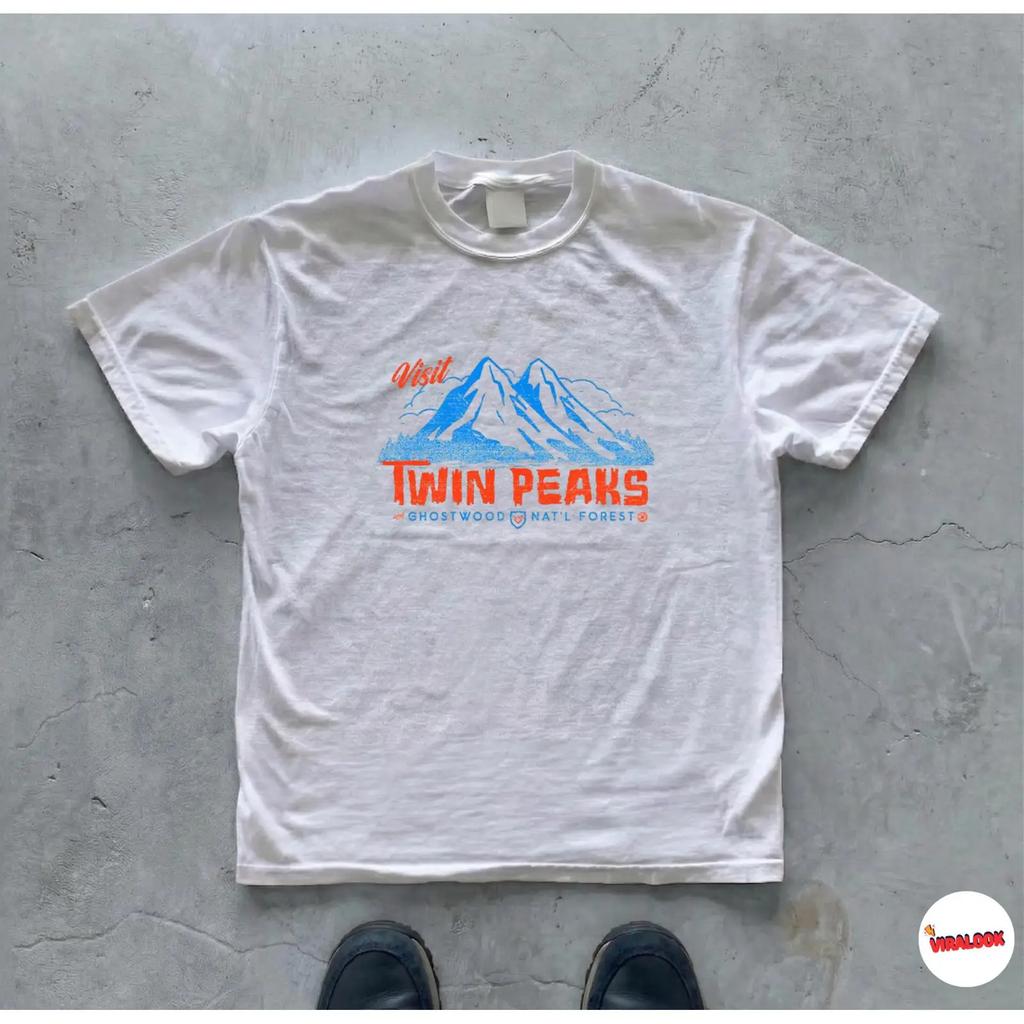 Vintage Twin Peaks Ghostwood National Forest T Shirt David Lynch 90s Tv Retro Park Souvenir Vintage