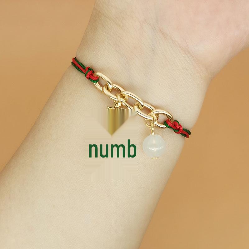 Luminous Christmas Alloy Bracelet with Santa, Tree, Bell, Snowflake, and Lucky Bag Charms