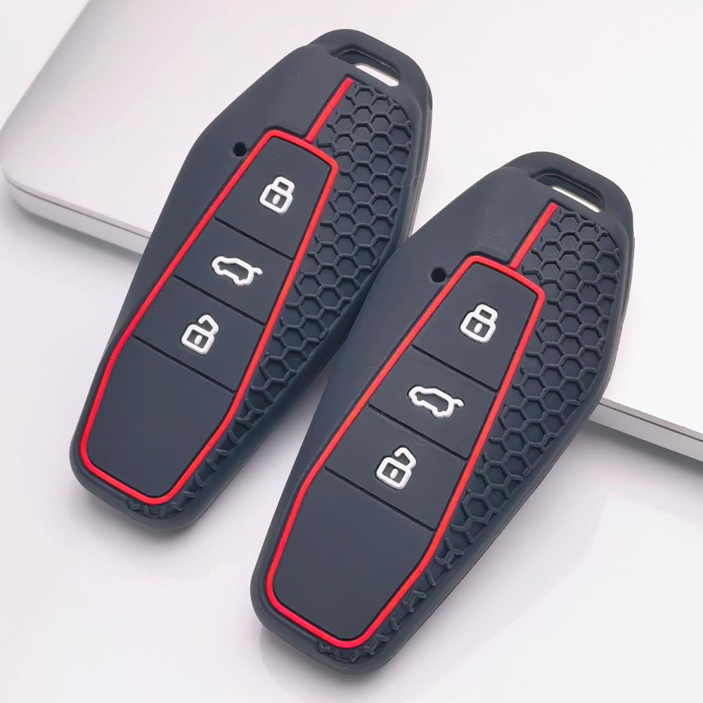 Key Fob Cover for Chery GT iCAR Shuxiangjia EQ7 AIQAR EQ5 EQ3 Anti-Scratch Surface Shockproof Structure Soft Grip Texture Easy Install Design