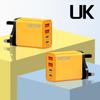 120W Dual PD & USB Charger for Apple, Huawei, Xiaomi - EU/US/UK Plug, Type-C Fast Charging