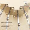 Wall-Mounted Beaded Hooks: Curved Seven-Bead & Five-Bead Design for Wooden Boards and Shelves