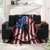 Firefighter blanket gift for firefighter man dad husband adult bedroom living room decoration flannel blanket