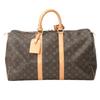 Monogram Kiepol 45 Boston Bag Monogram Canvas Brown Unisex M41428 Used