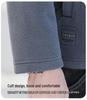 Men's Thickened Fleece Hoodie Jacket, Stand Collar, Casual Outdoor Warm Cardigan 7035