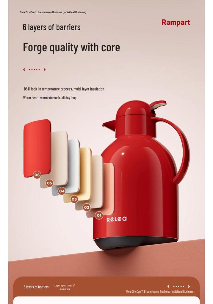 2024 Large Capacity Thermos Kettle for Home, Dorm, or Wedding
