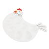 8 Grid Deviled Egg Platter Tray Cute Chicken Shaped Ceramic Dish Easter Egg Display Holder