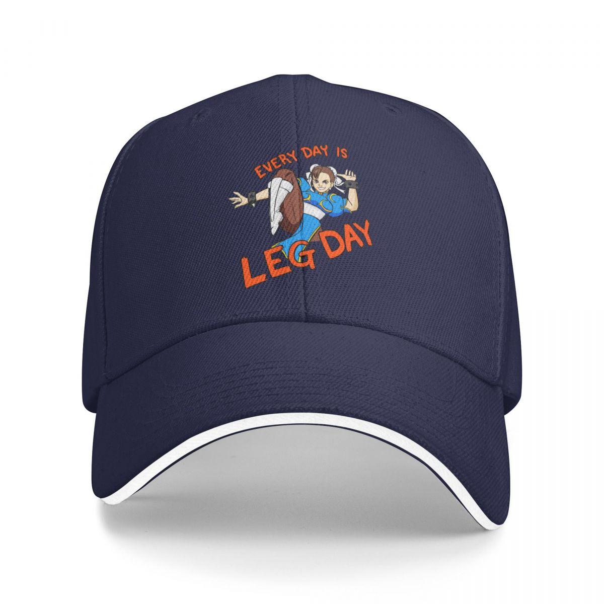 Chun Li Game Leg Day Baseball Caps Casquette Men Women Hats One Size