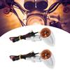 Motorcycle Waterproof Turn Signal Light Indicator Lamp Modification Accessory (Electroplating)
