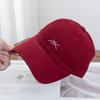 Casual Simple Embroidered Baseball Cap Children's Autumn New Couple Cap Versatile Face Small Soft Top Hat