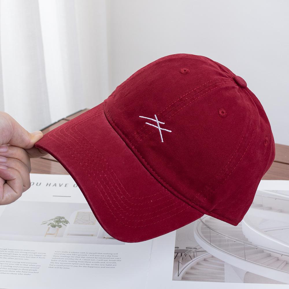 Casual Simple Embroidered Baseball Cap Children's Autumn New Couple Cap Versatile Face Small Soft Top Hat