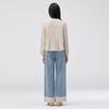 Thursday Island Eyelet Colorblock Frill Blouse T262mbl136w