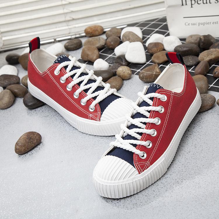 Spring Shoes 2024 Fshion Solid Sewing Adult Canvas Shoes Man Fabric Sapato Feminino Size Men shoes