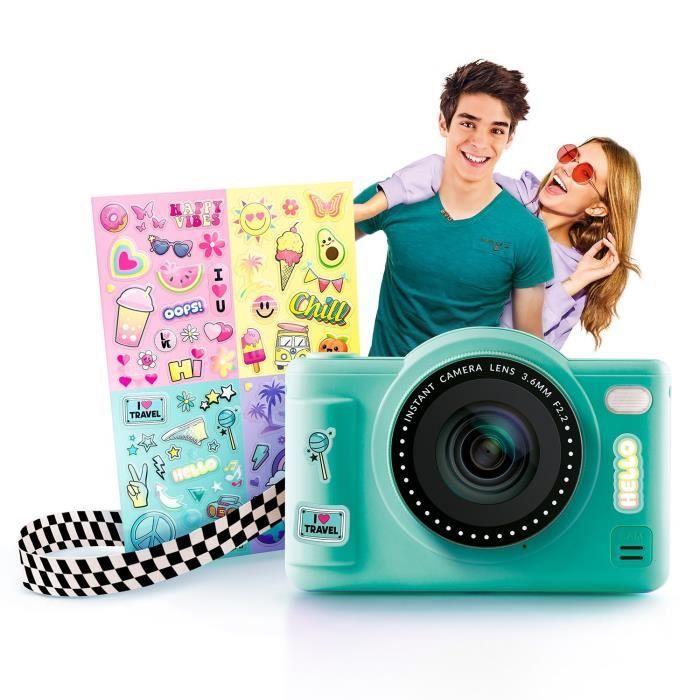 Pop Color Digital Camera Green - With 8GB SD Card Included - Photo Creator - CLK 043 Canal Toys