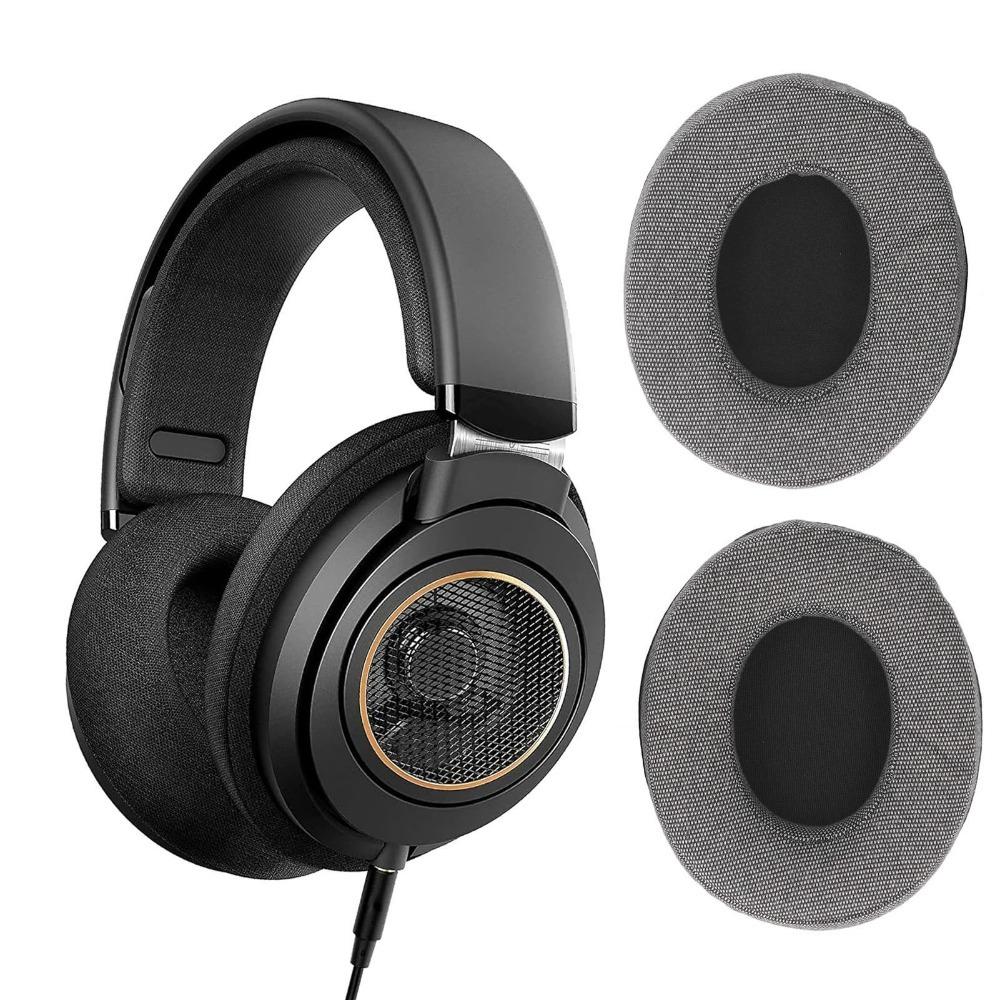 2PCS Cotton And Linen Fabric Noise Isolation Ear Cushions for SHP9500 SHP9600 Headphone Repair