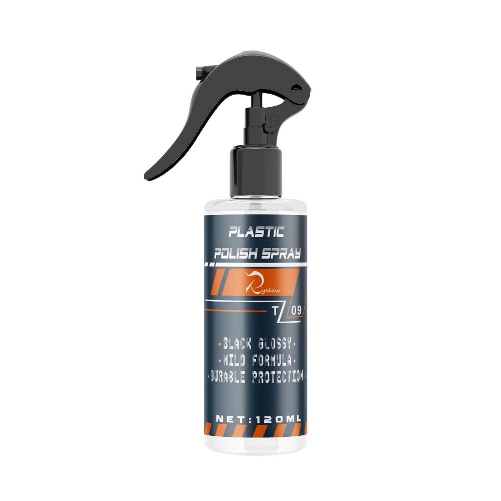 

Средство для восстановления пластика автомобиля, черное глянцевое, осветляющее, обновляющее кожу, чистящее, полирующее, для панелей сидений, средство для обновления интерьера, средство для ухода за автомобилем