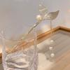 Women's Daily Simple Mermaid Pearl Drop Hairpin
