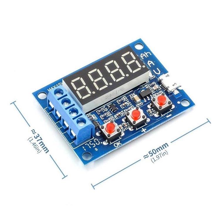 ZB2L3 Battery Capacity Tester for 1.2-12V and 18650 Batteries