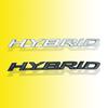 For IS250 IS300 RX350 RX270 RX300 ES300h ES350 3D Car Styling Tail Rear Side Metal HYBRID Emblem Sticker Auto Decor Decal VH6