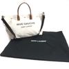 Excellent SAINT LAURENT PARIS Tote Bag Rive Gauche Maxi 2WAY Beige brown 685543 Used