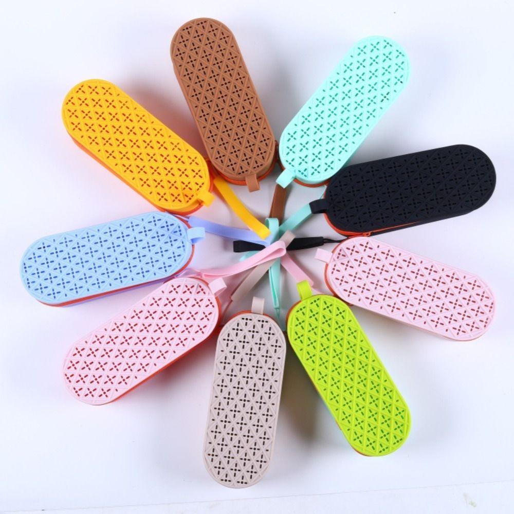 Silicagel Zipper Eyeglasses Bag Drain Hole Sun Glasses Protection Box  Unisex