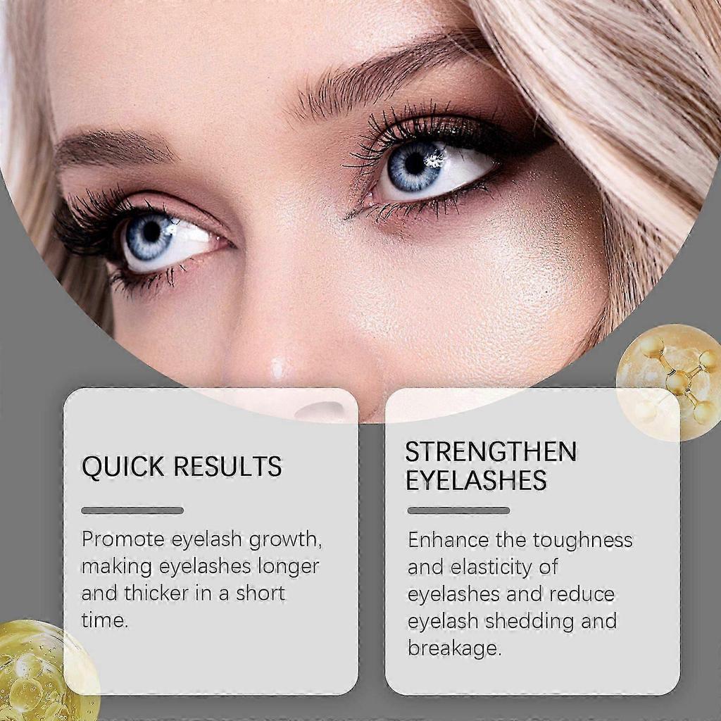 Gentle Moisturizing Eyelash Serum & Mascara - Naturally Curled, Smudge-Proof, Eyelash Growth & Strengthening Formula with Aloe Vera & Wolfberry - 3ml