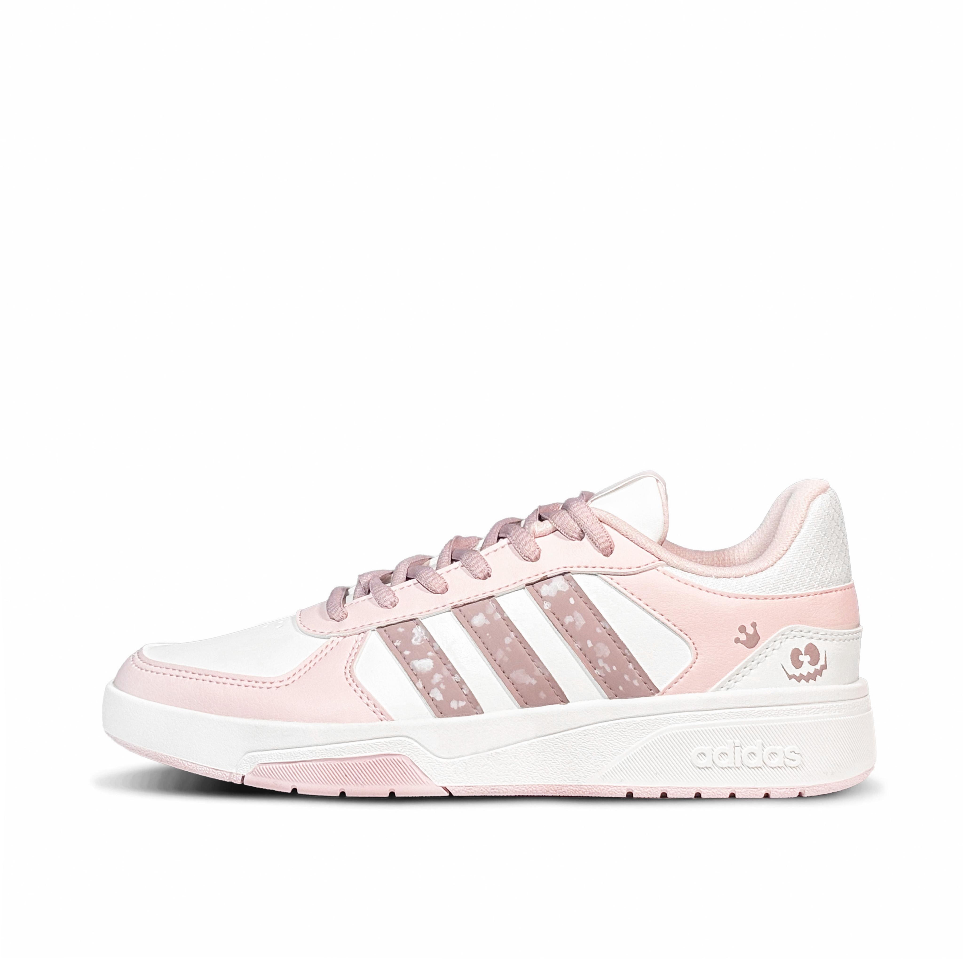 

Adidas COURTBEAT Pink Mist Crown Low top Skateboard Shoes Unisex Pink White KI6785(Team-814) 36