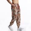 Summer Cotton Linen Men's Casual Drawstring Graphic Print Boho Tribal Vintage Pants Outdoor Activities Trousers Running Jogger