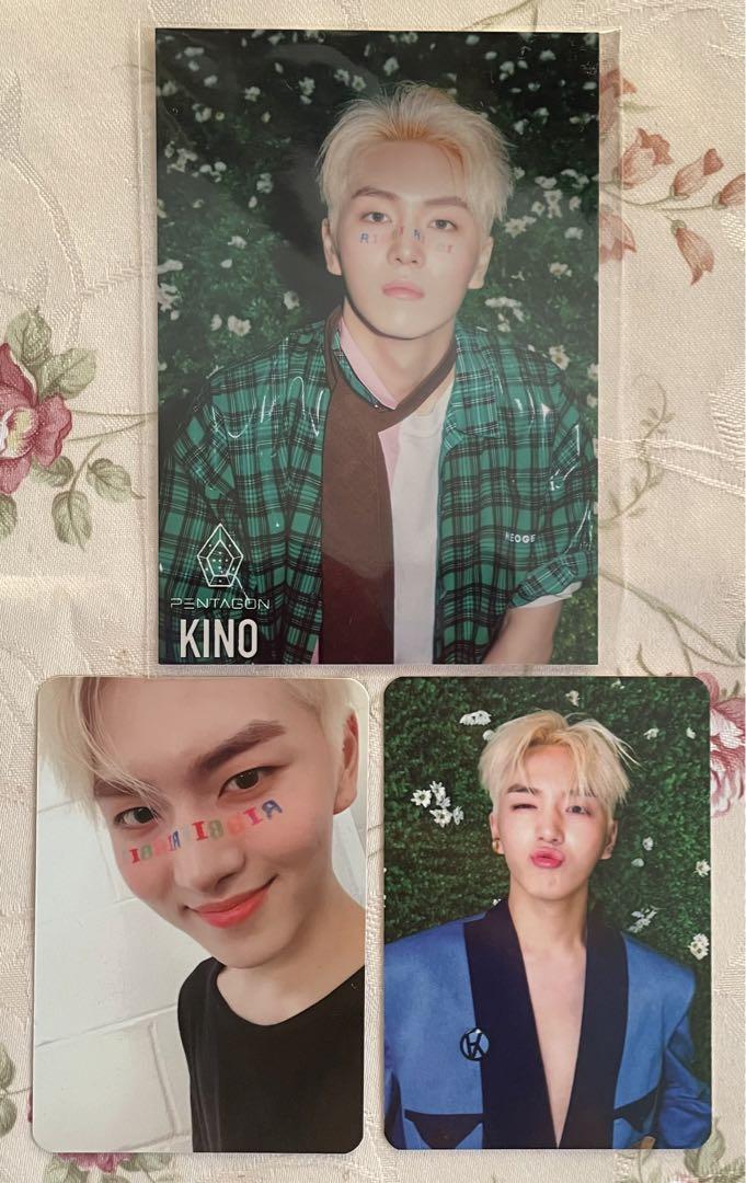

[USED] PENTAGON Kino thumbs up! trading card photo set
