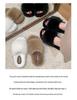 2025 New Furry Women's Fluffy Slippers: High-End, Thick Sole, Outdoor Wear, Perfect for Autumn and Winter