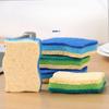 6Pcs/Set Non-Scratch Cellulose Household Kitchen Sponges Dishes Sponge Multi-Use Dish Scrubber Sponge for Kitchen Cleaning Tool