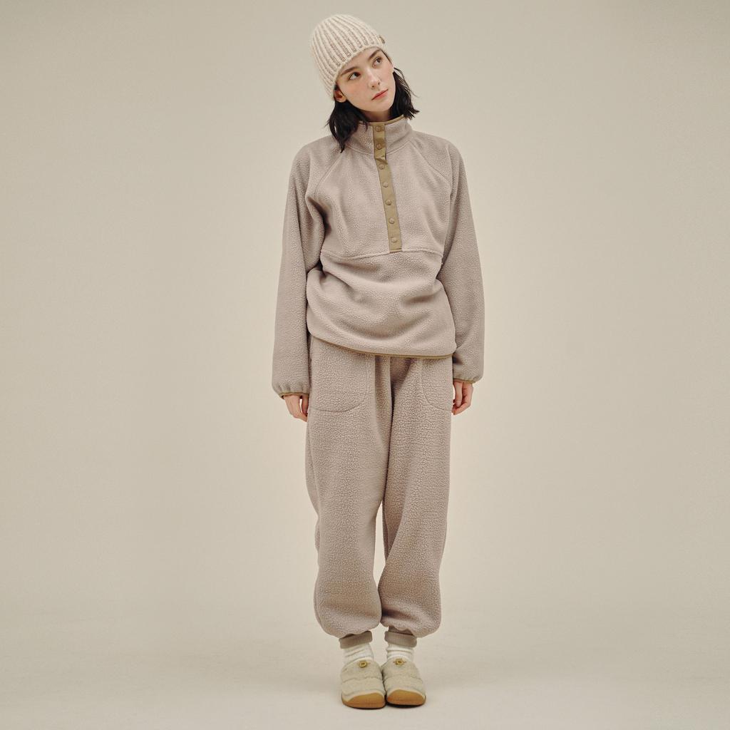 CHIQUITA Fleece Pants (Solid) Beige 234502Sbe