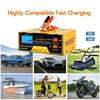YQ-1000AM Intelligent Car Battery Charger 12V 24V Auto Motorcycle Battery Maintainer High Power Smart Charger
