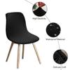 Diamond Jacquard Waterproof Shell Chair Cover Eames Curved Chair Cover Cover Hotel Club Wholesale Tables and Chairs
