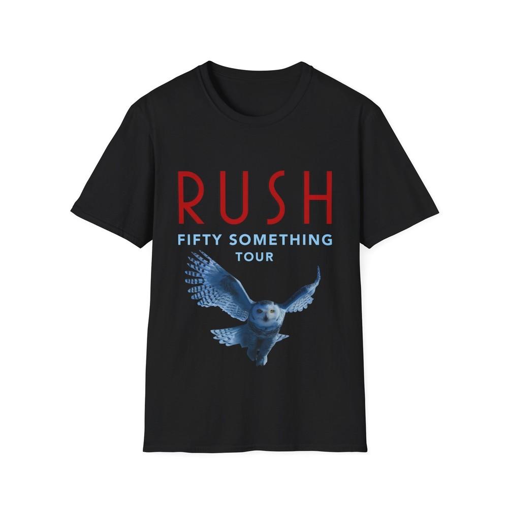 Унисекс футболка Softstyle. Rush Fifty Something, 2026 R50 tour Унисекс Футболка XXL