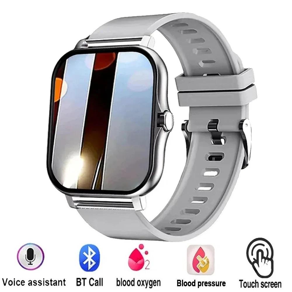 Smartwatch Android Phone 1.44''Inch HD Screen Bluetooth Call Blood Oxygen/Pressure Monitoring Smart Watch Women Men Gift