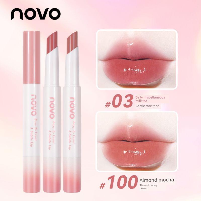 Nude Color Lipstick Stick, Lip Gloss for Women, Non-Fading, Non-Stick Cup, Low Saturation for Autumn and Winter, Natural Makeup, Niche Brand